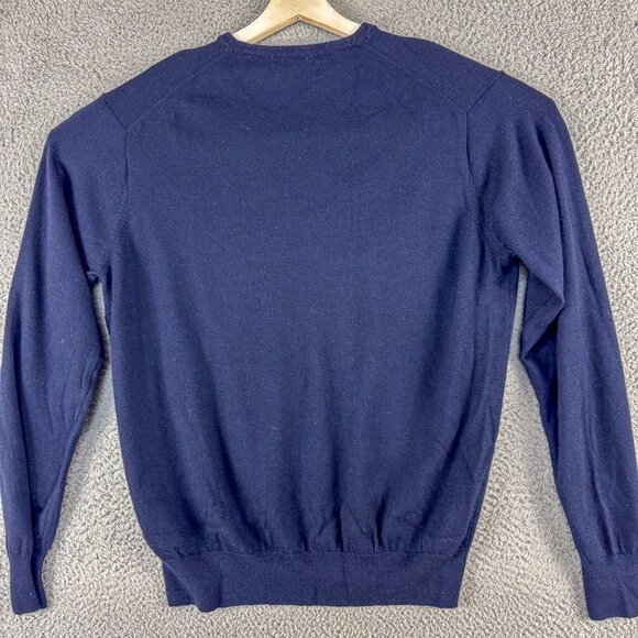 Peter Millar Sweater Mens XL Blue Wool Silk Blend Grandover Resort Golf Preppy‎ - Picture 7 of 13